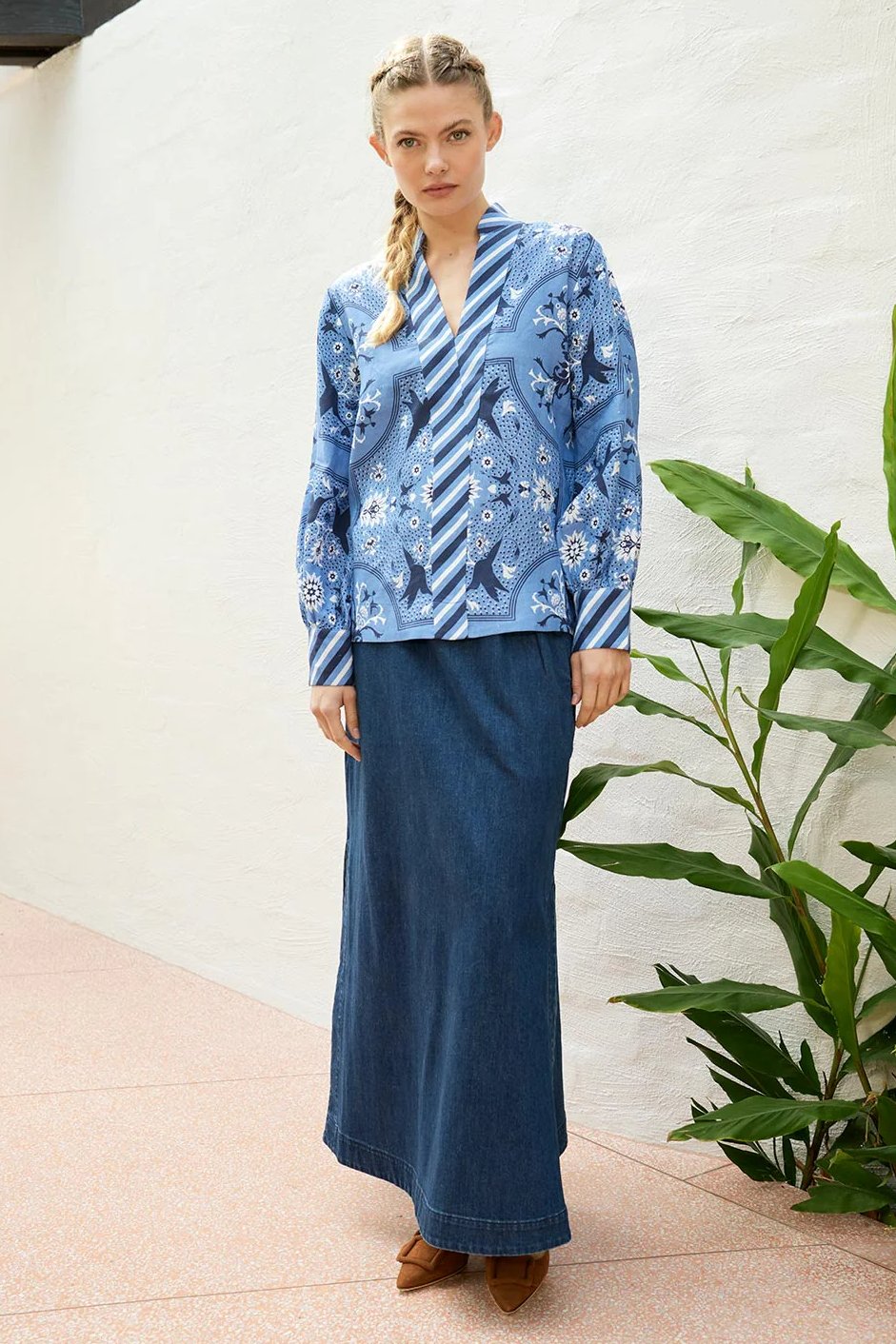 Sylvie Denim Skirt
