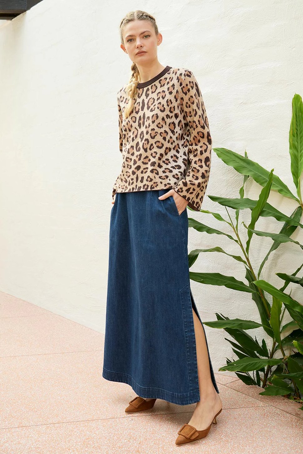 Sylvie Denim Skirt