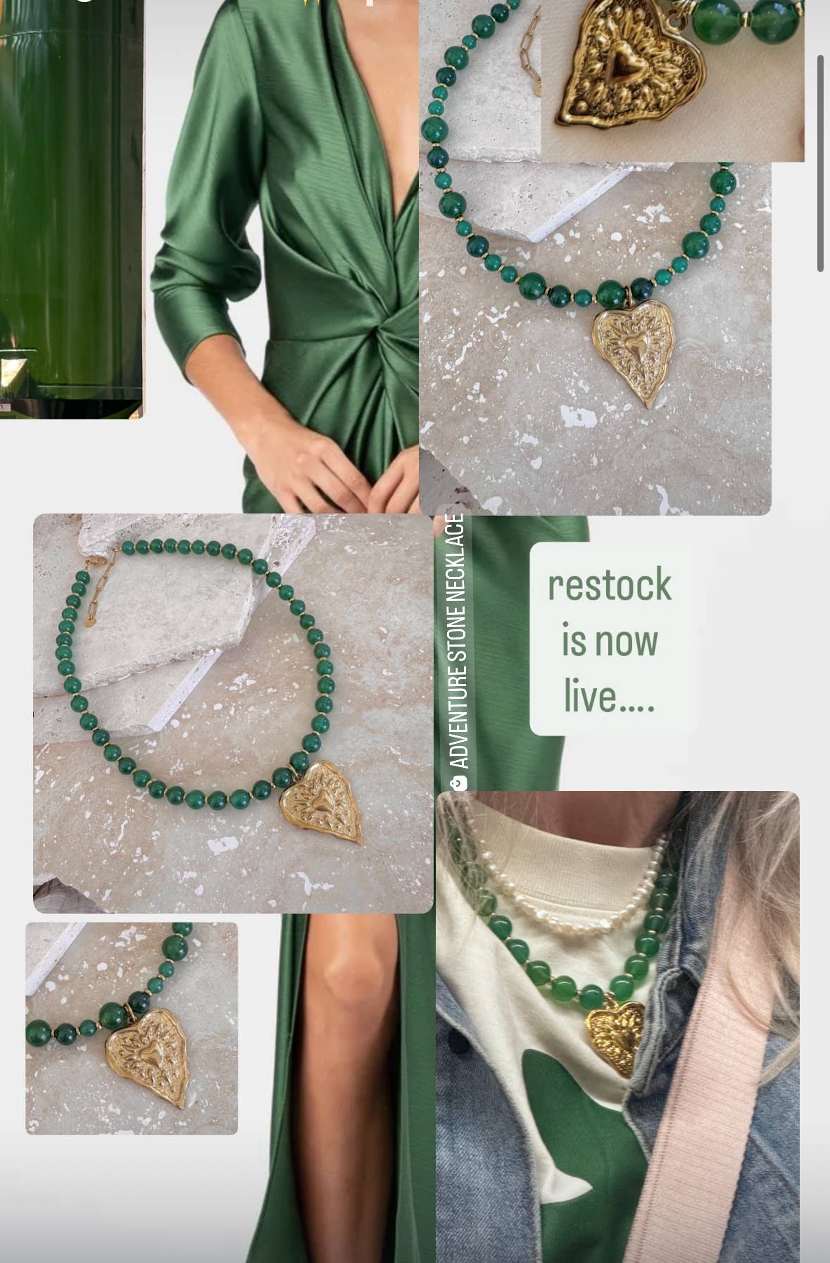 Adventure Stone Necklace | Mixed 6-8-10mm