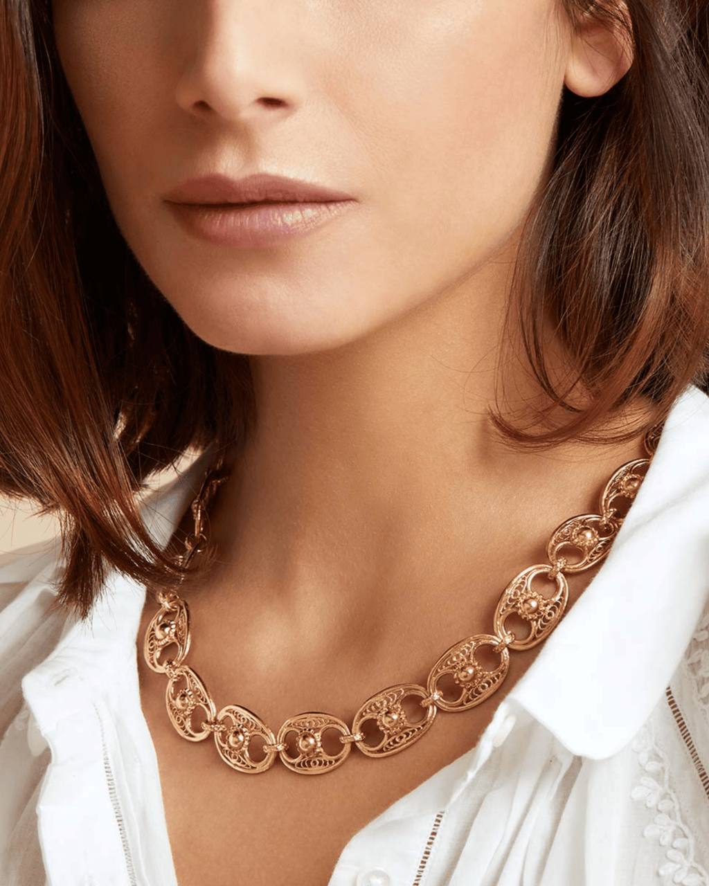Carthage Necklace in Gold