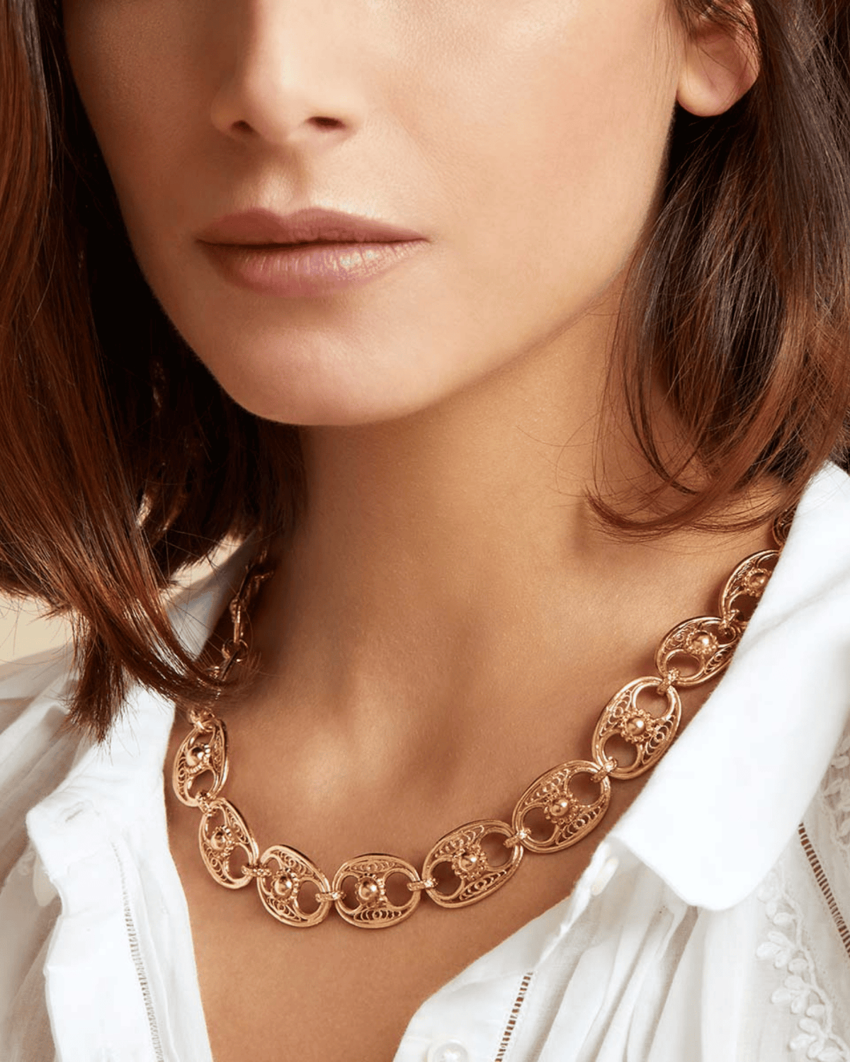Carthage Necklace in Gold