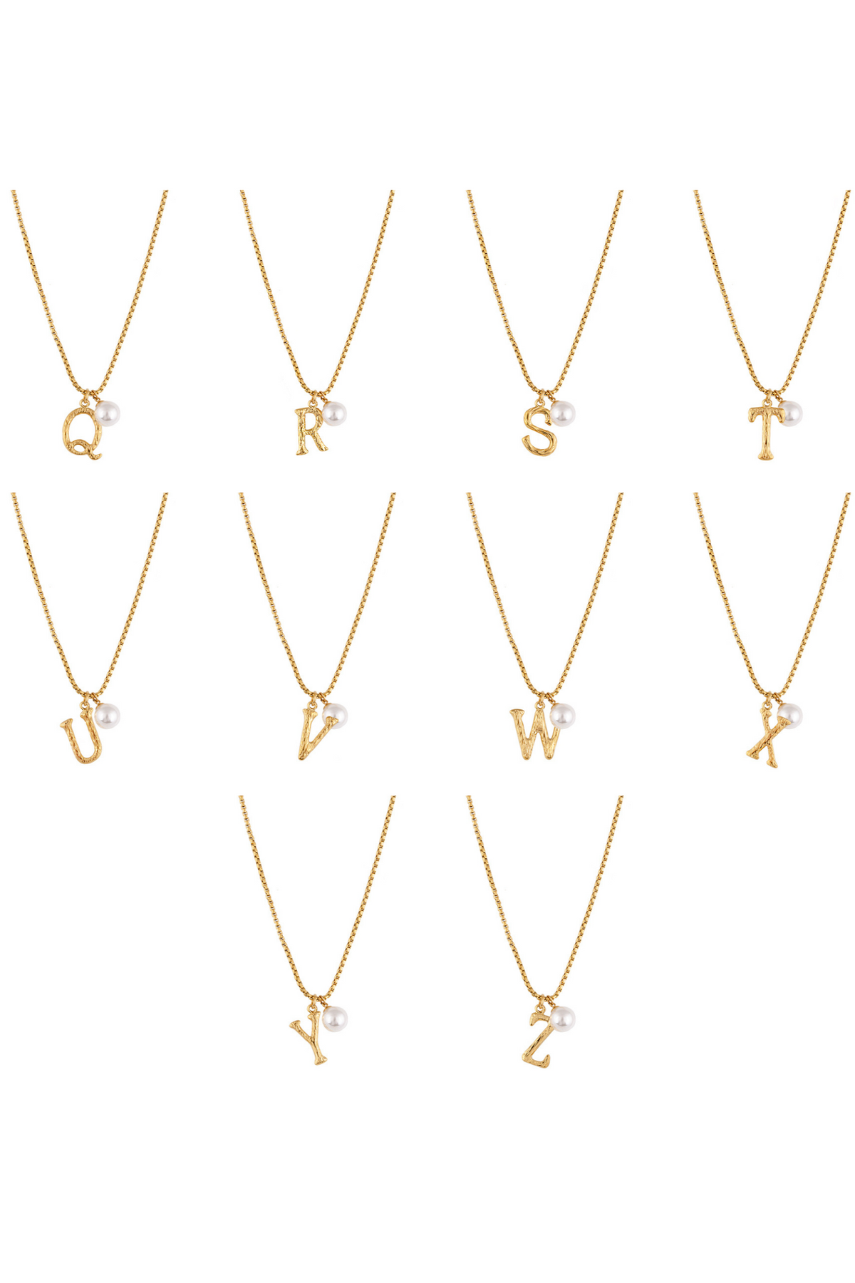 Pearl Letter Necklace
