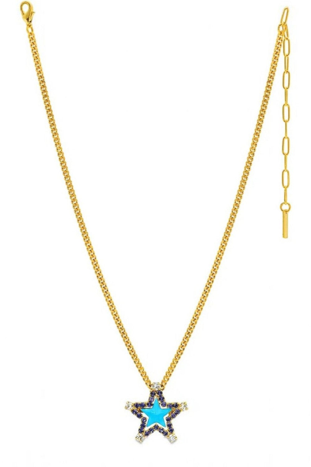 Sweet Star Necklace | Light Blue