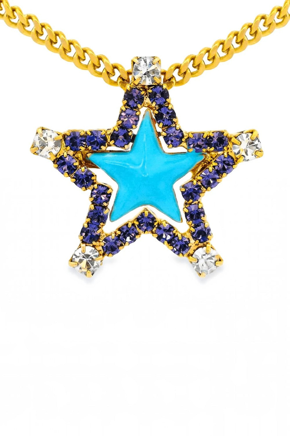 Sweet Star Necklace | Light Blue
